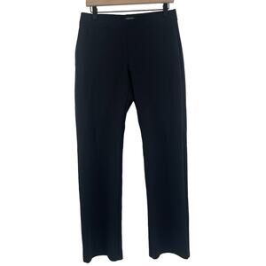 EILEEN FISHER Pants Size Small Stretch Washable Pull On Black Spandex Classic